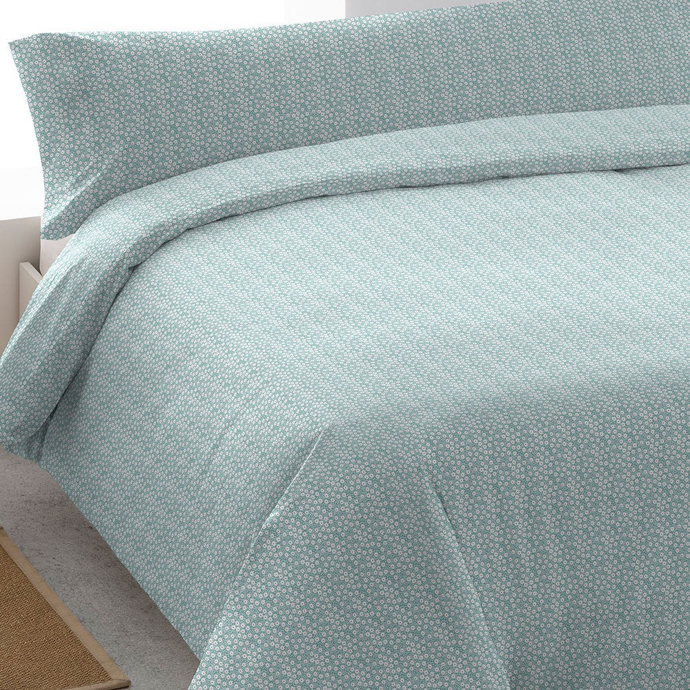 Capa de edredom Tiffany em algodão verde Maddy