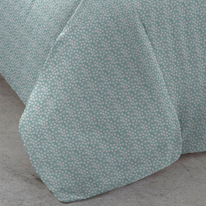 Capa de edredom Tiffany em algodão verde Maddy