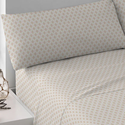 Conjunto de lençóis de algodão Brunette malva