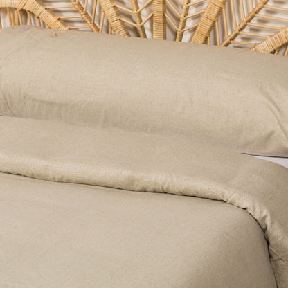 CAPA DE EDREDOM DE FLANELA LISA