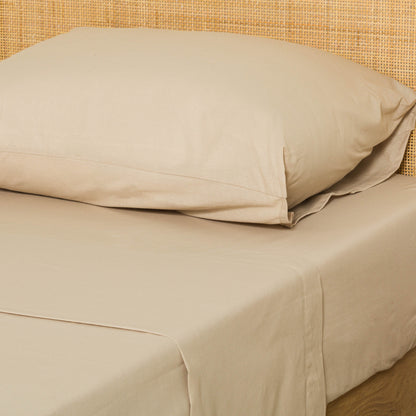 Jogo de lençóis de algodão