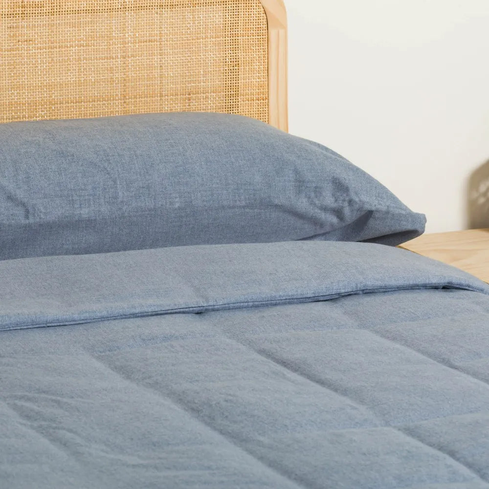 CAPA DE EDREDOM DE FLANELA LISA