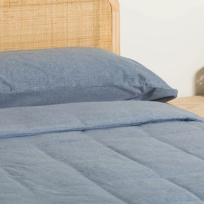 CAPA DE EDREDOM DE FLANELA LISA