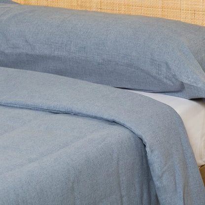 CAPA DE EDREDOM DE FLANELA LISA