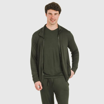 Moletom liso de viscose para homem