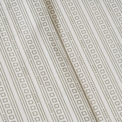 Jogo de lençóis de algodão Sarananda na cor verde sálvia