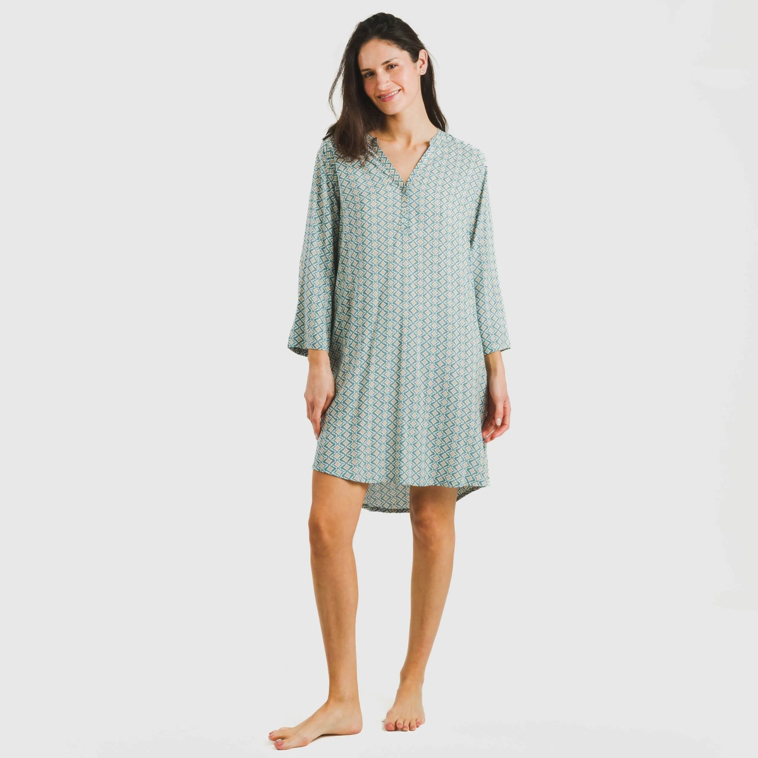 Camisola Dulcinea Aquamarine em Viscose