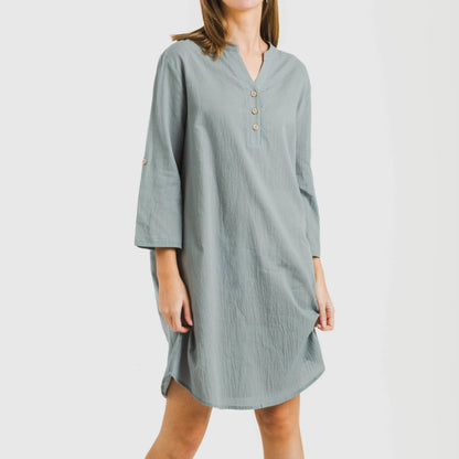 Camisola lisa de algodão