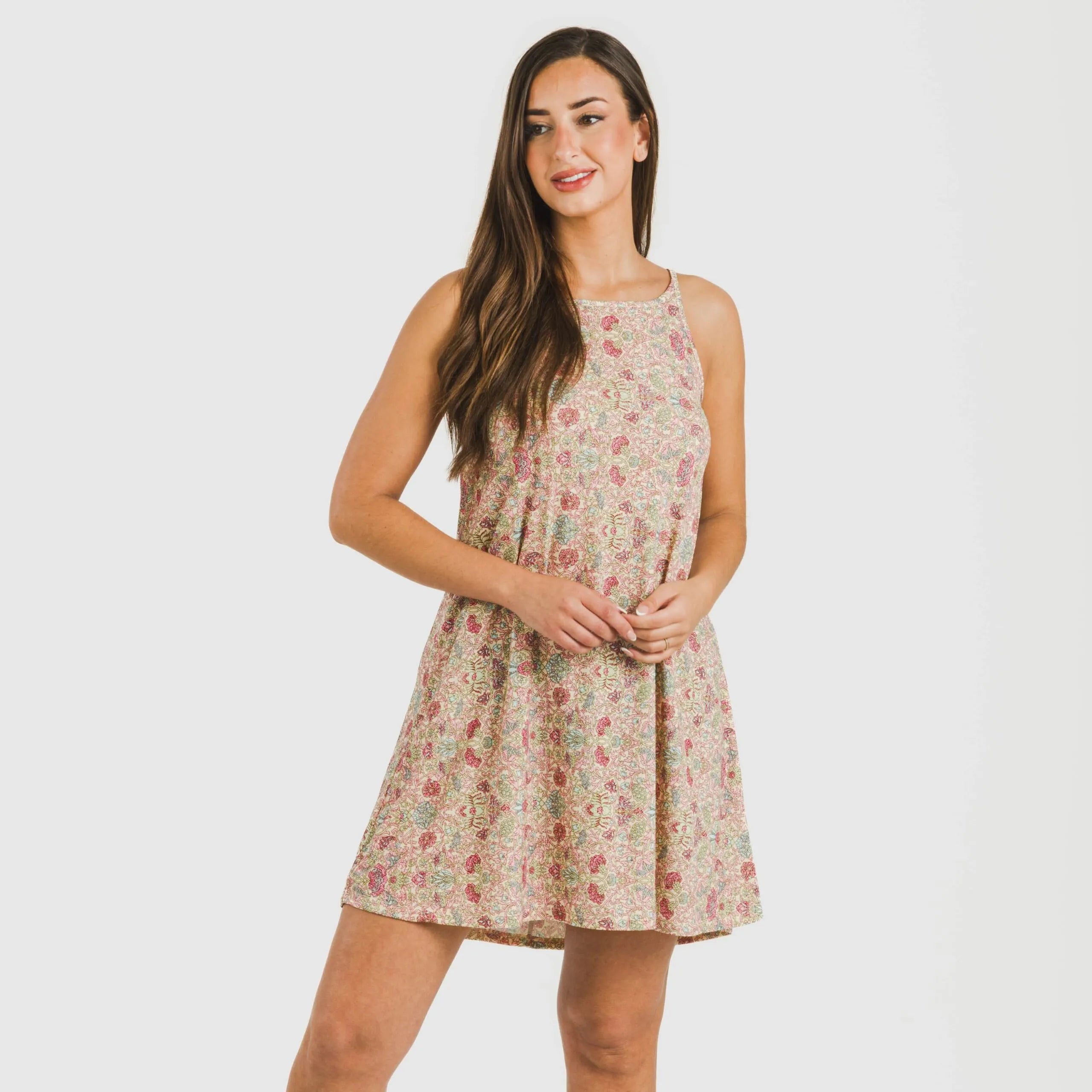 Vestido curto tomara que caia Jessica em crepe