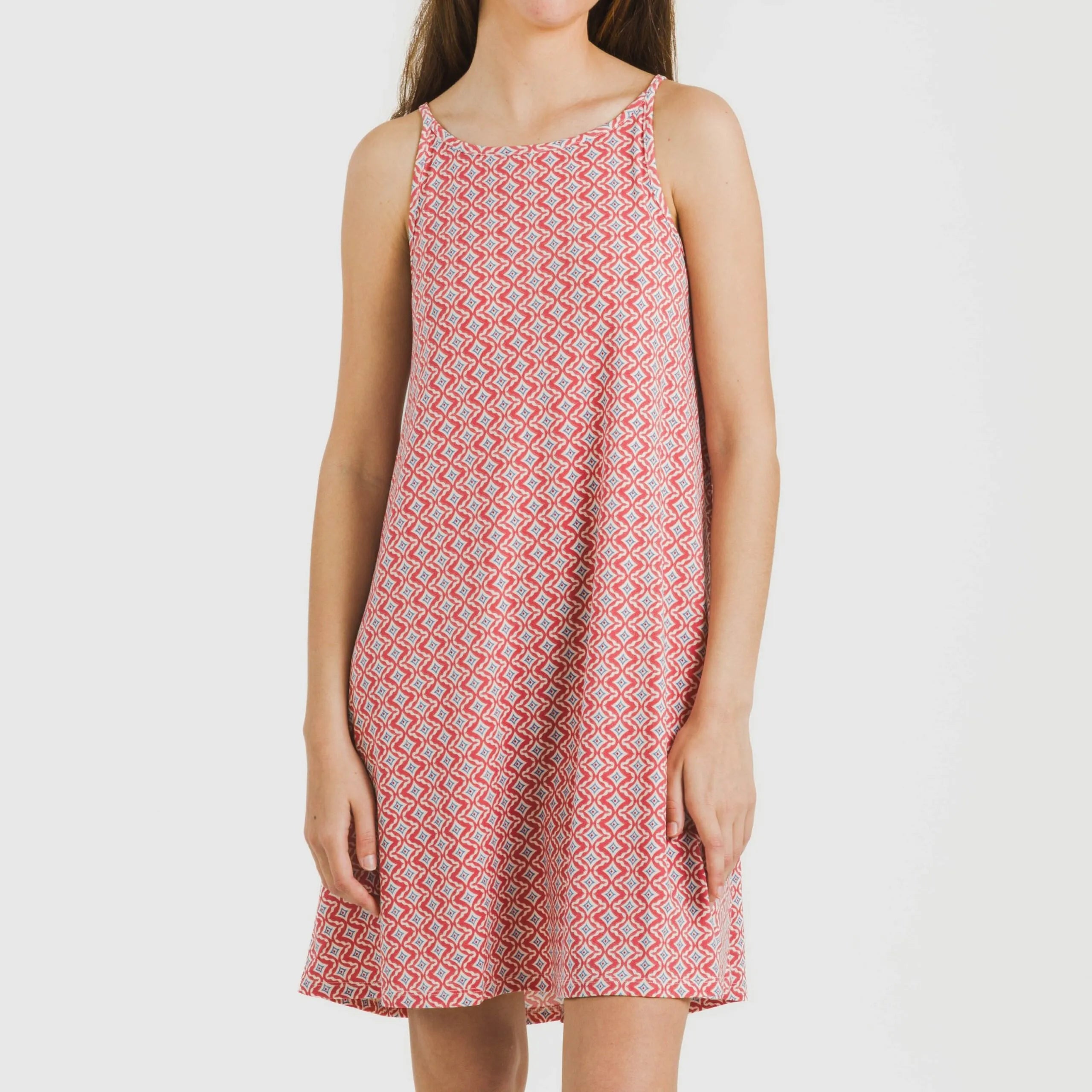 Vestido curto tomara que caia Dulcinea em crepe marsala