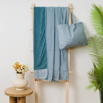 TOALHA PAREO + PACOTE SACO DULCINEA