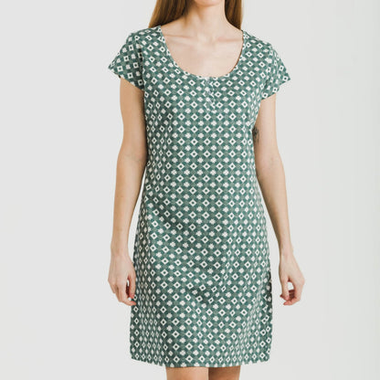 Blusa de algodão Indigo Narcissus