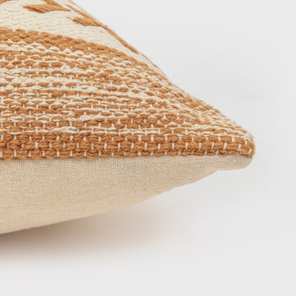 Almofada quadrada Burton em algodão, 45x45 cm - capa + enchimento