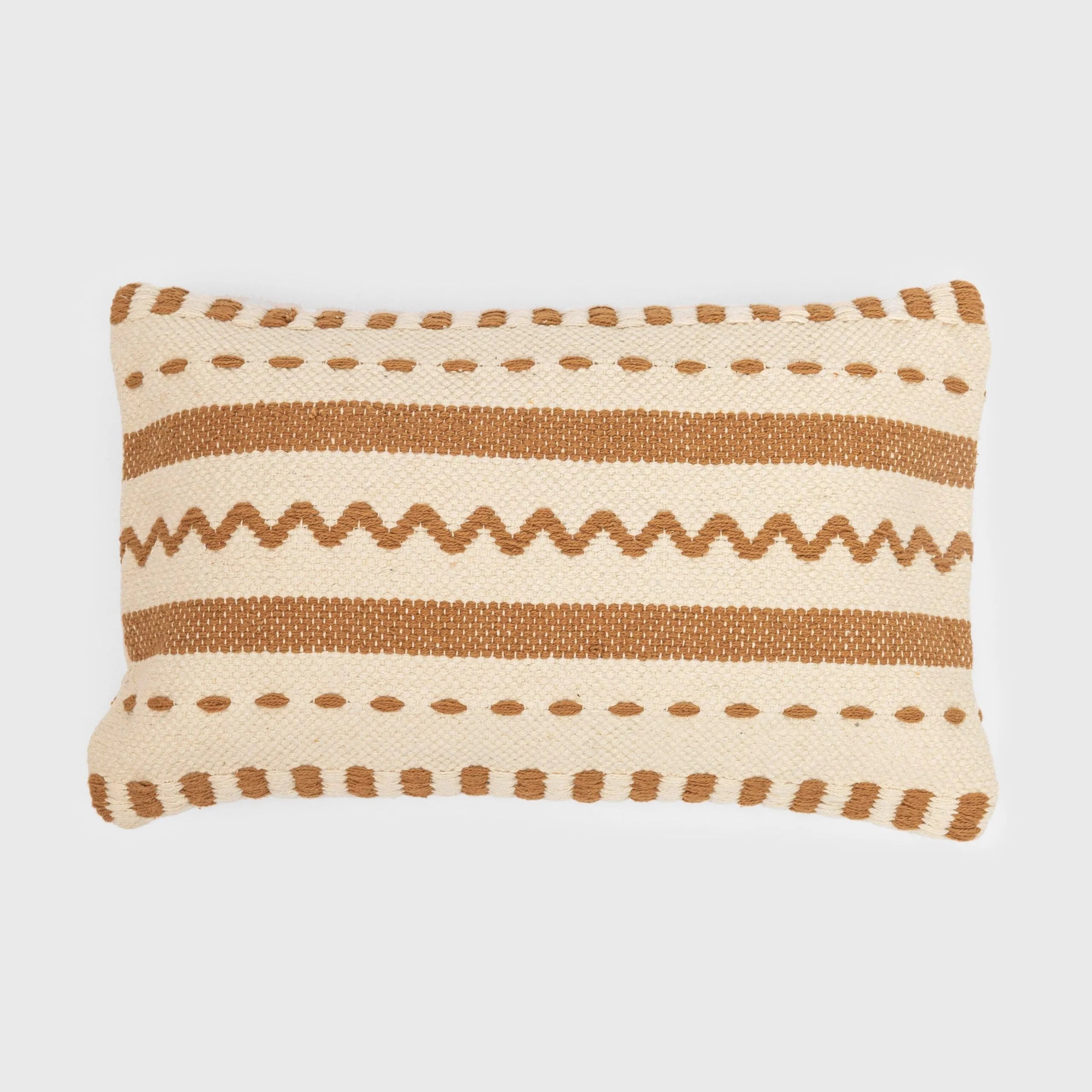 Almofada retangular Leito em algodão 30x50 - capa + enchimento