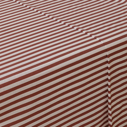 Jogo de lençóis listrados Corina