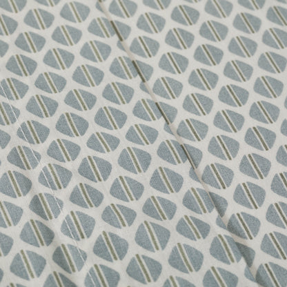 Conjunto de lençóis de algodão percal Dune Indigo