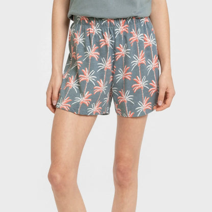 pijama curto de algodão verde Creta francês