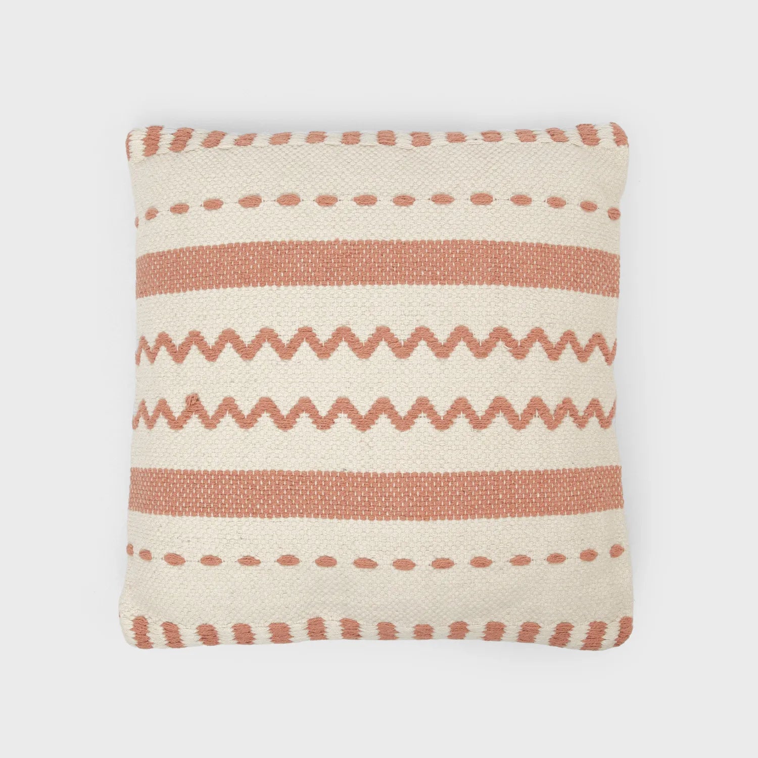 Almofada quadrada Leito em algodão 45x45 - capa + enchimento