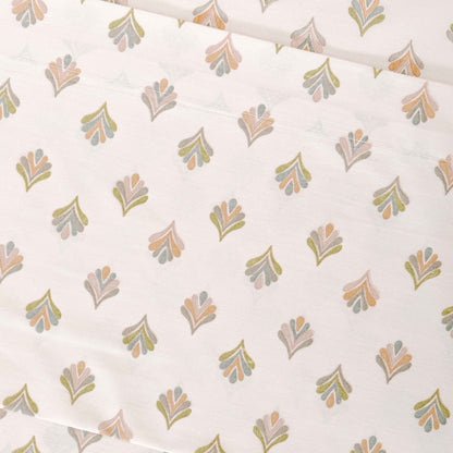 Conjunto de lençóis de algodão verde Alhambra