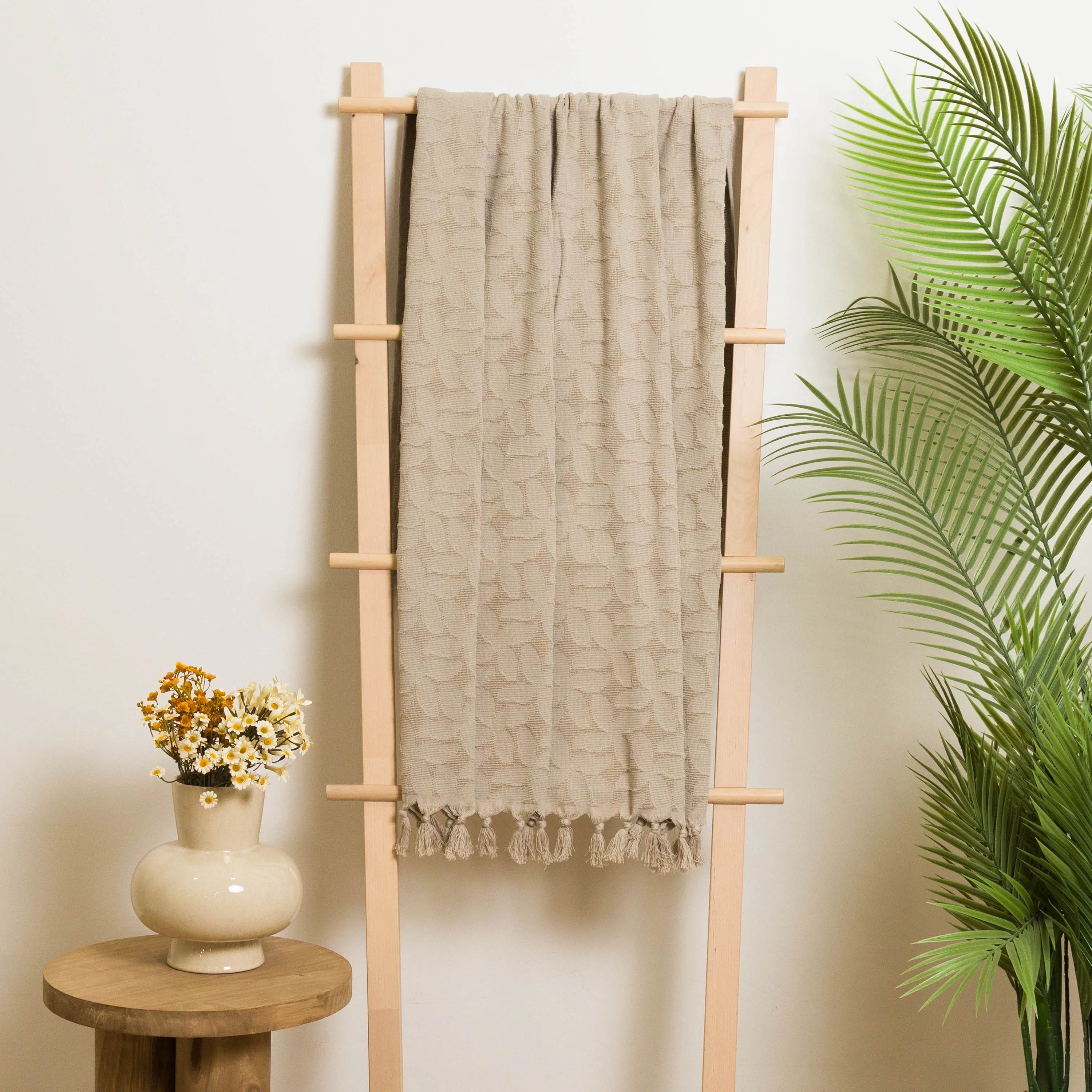 Toalha de praia Keira em algodão, 340g