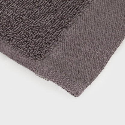 Toalha de banho 400g, dupla face, felpuda, cinza carvão