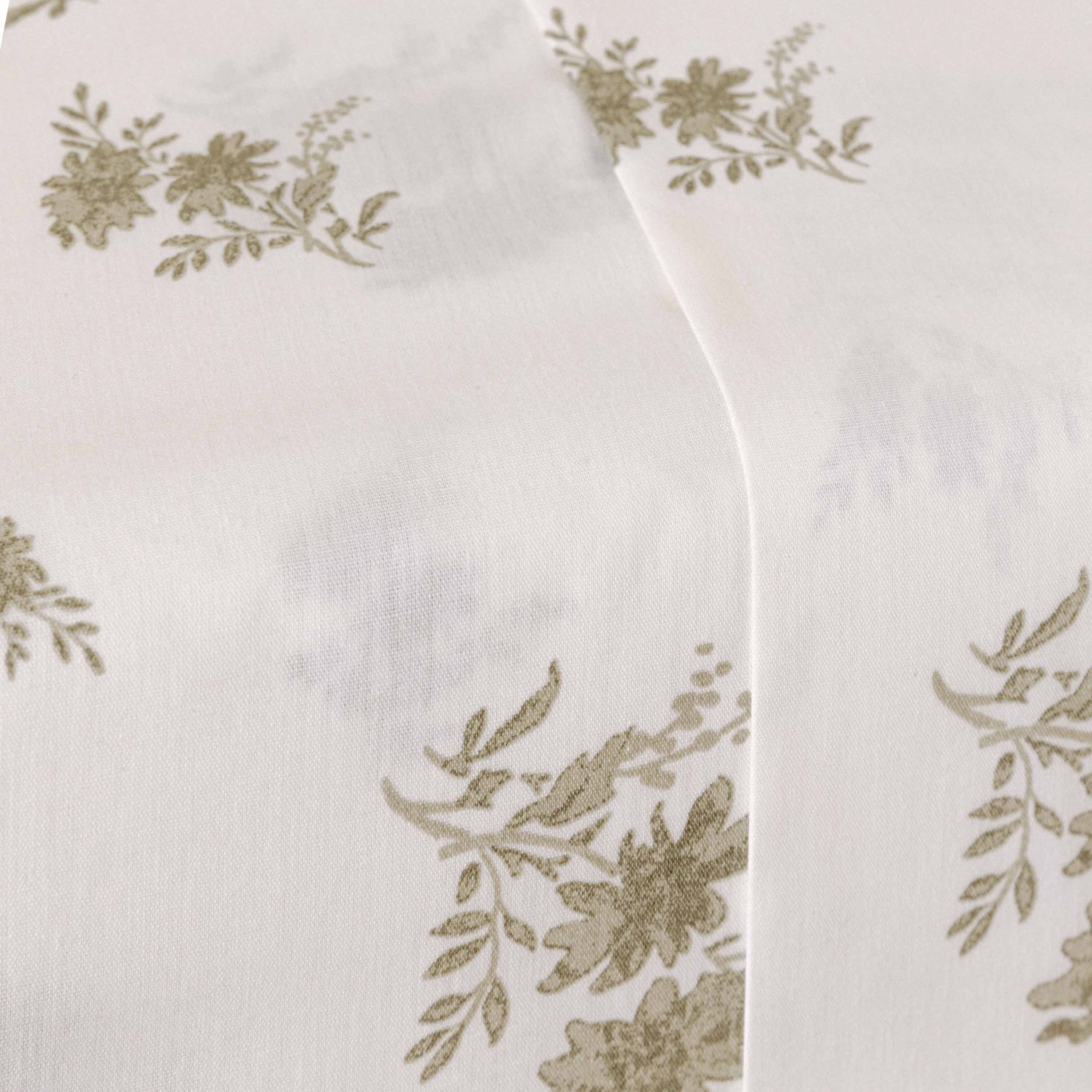 Conjunto de lençóis Petri Dry em algodão percal verde