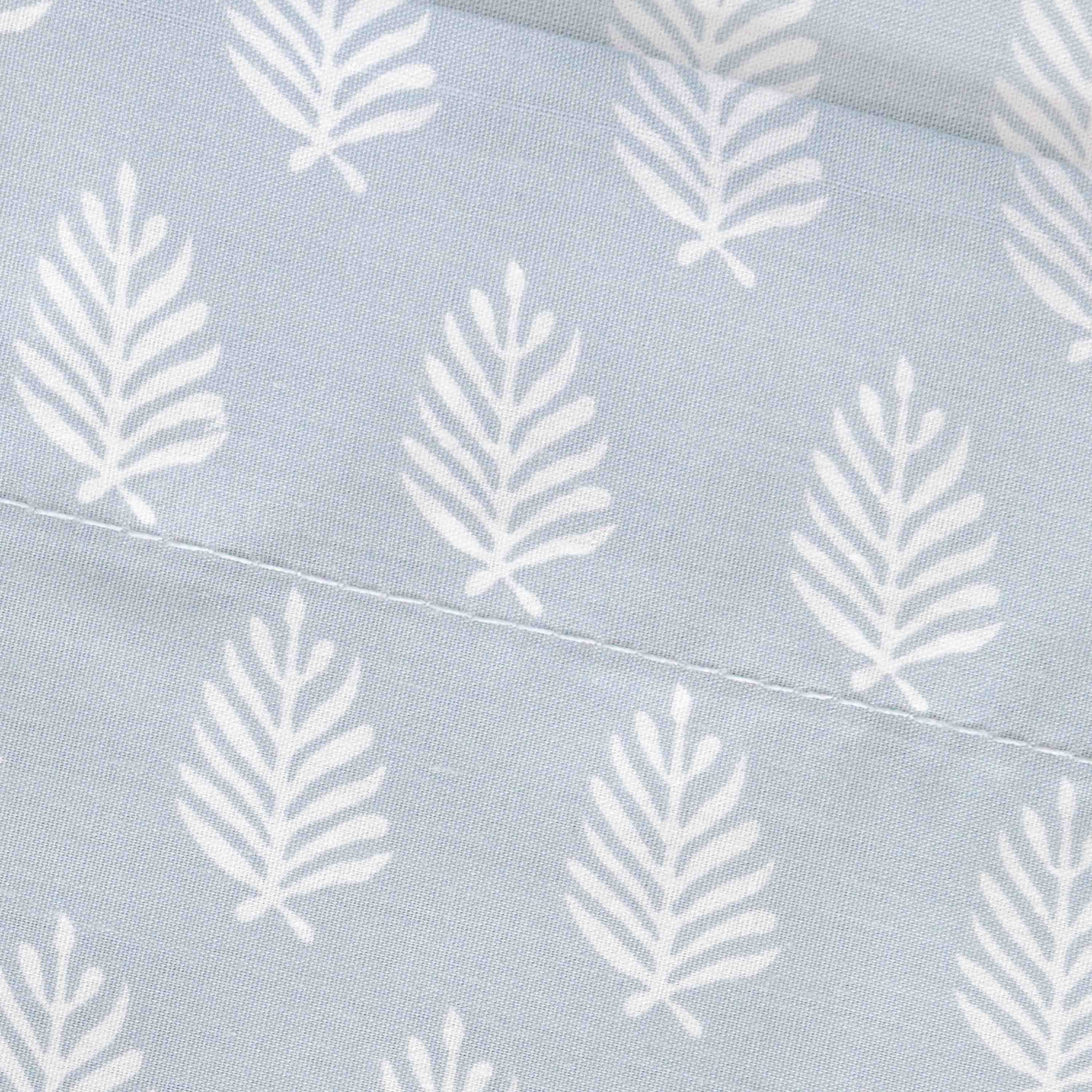 Conjunto de lençóis Soma Aquamarine em algodão percal