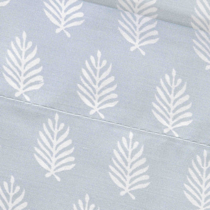 Conjunto de lençóis Soma Aquamarine em algodão percal