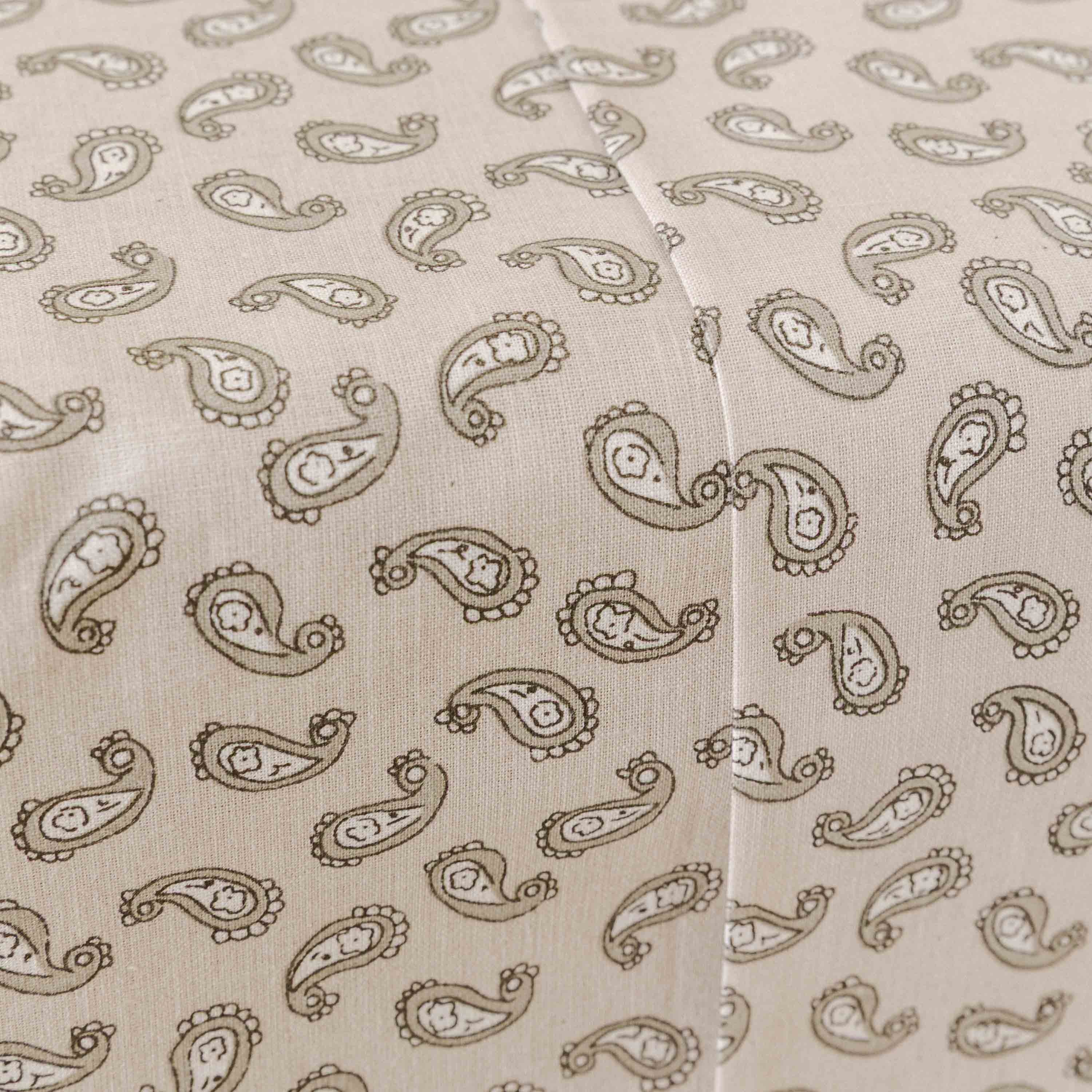 Jogo de lençóis de algodão verde-pimenta seco - taupe