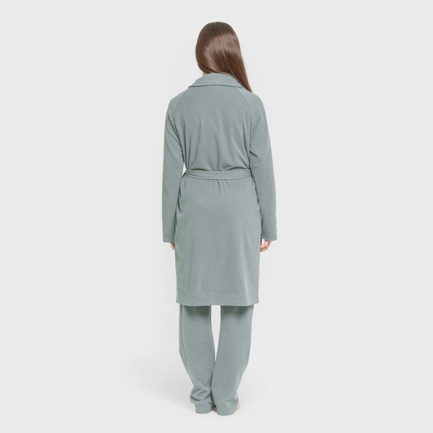 ROBE RIB WIDE LISTRADO SOLTO