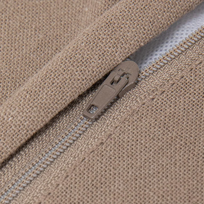 Almofada quadrada Drus em algodão, 45x45 cm - capa + enchimento