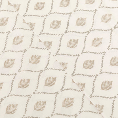 Conjunto de lençóis de algodão Charleston na cor taupe