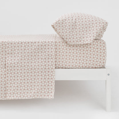 Conjunto de lençóis keike rosa Enrieta - cinza