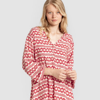 Camisola de viscose Pastela morango