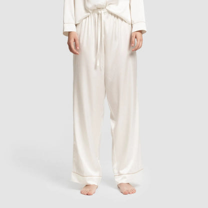 Pijama longo de cetim feminino sexta-feira