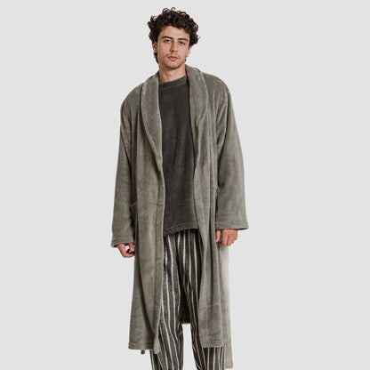 Bata coral hombre lisa Verde Cacería