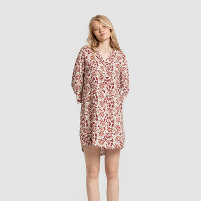 Camisola de viscose Venus em marsala