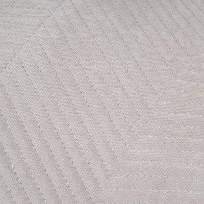 Cojín rectangular 30x50 terciopelo algodón Hungria gris claro - funda + relleno