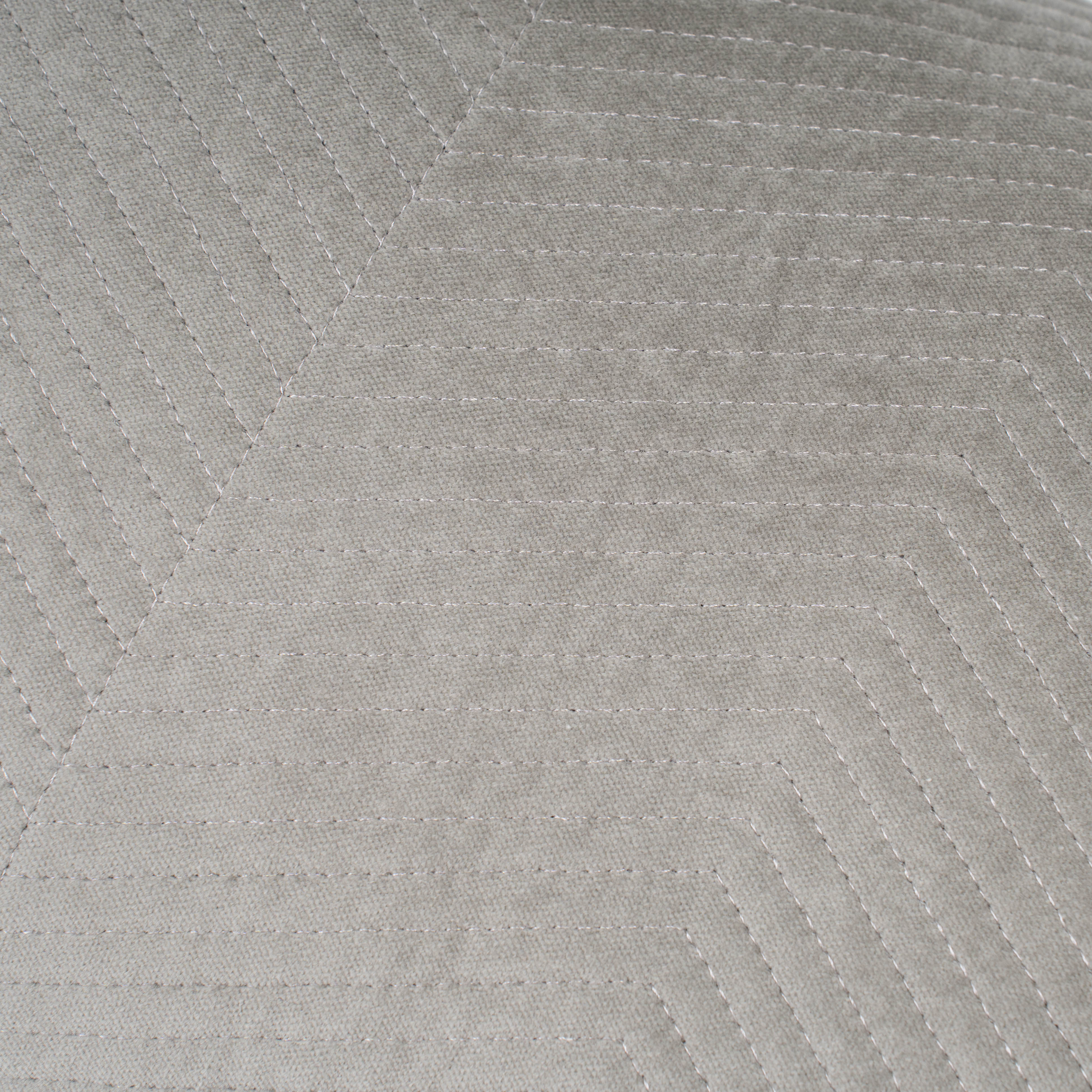 Cojín cuadrante terciopelo algodón Hungria verde seco - funda + relleno