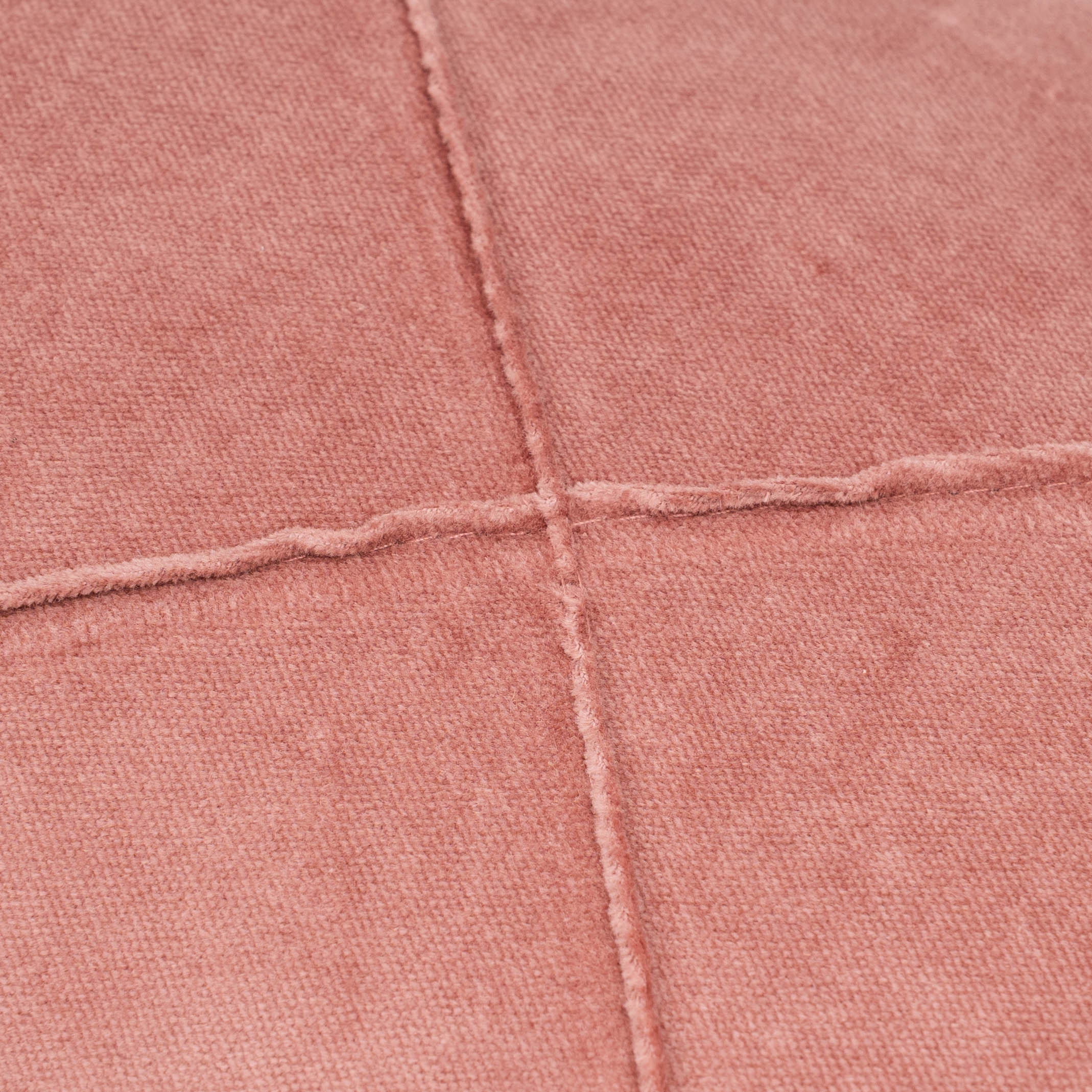 Cojín rectangular 30x50 terciopelo algodón Rombo rosette - funda + relleno