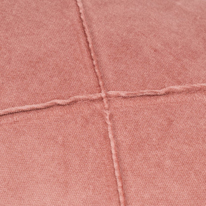 Cojín rectangular 30x50 terciopelo algodón Rombo rosette - funda + relleno