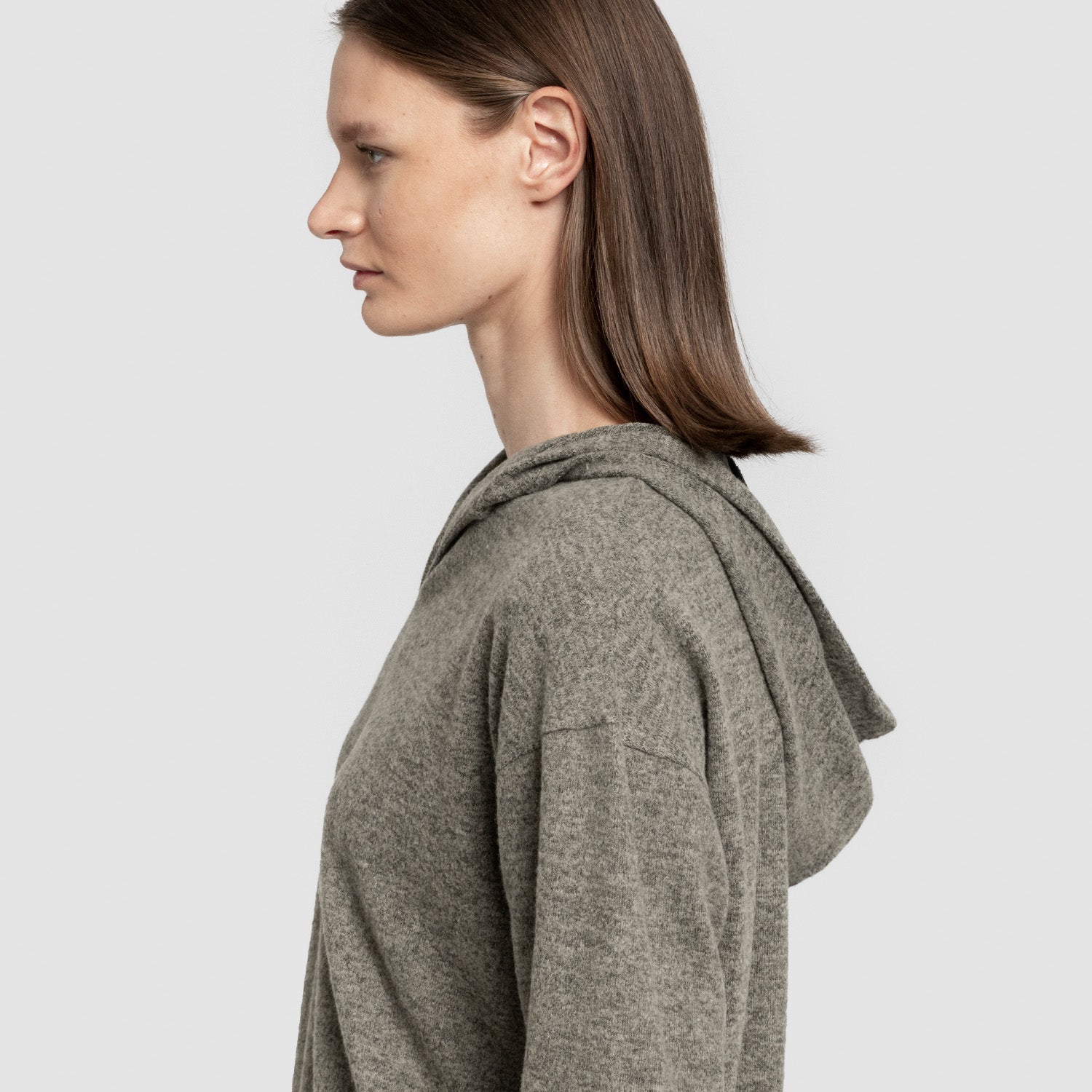 Moletom feminino New Punto verde extra macio