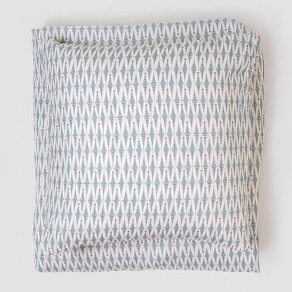 Capa de edredão de algodão Noruega azul esverdeado - PR