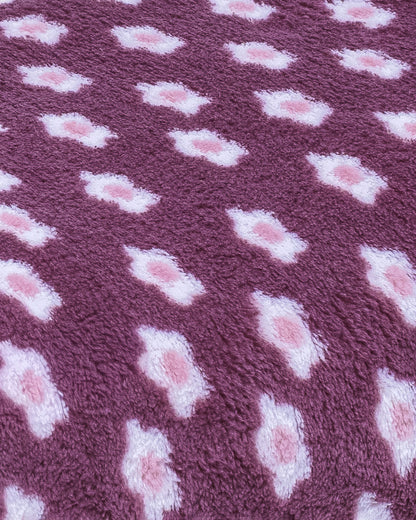 manta de coral berinjela Berta