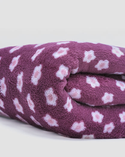 manta de coral berinjela Berta