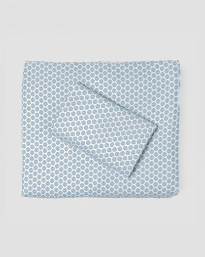 Juego de sábanas franela Dune indigo - PR