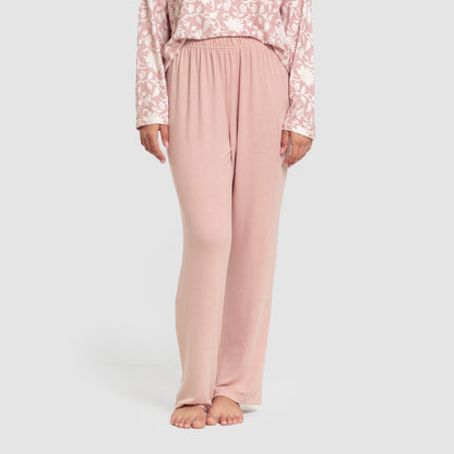 Pijama longo feminino secreto Amira roseta