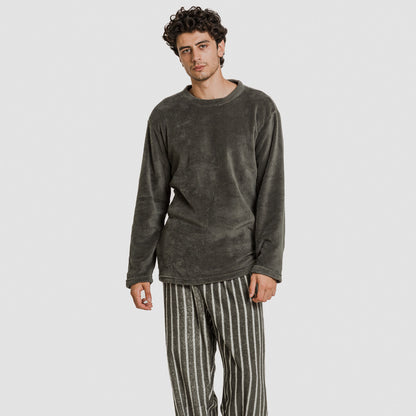 Pijama masculino listrado coral Albert Green Hunting