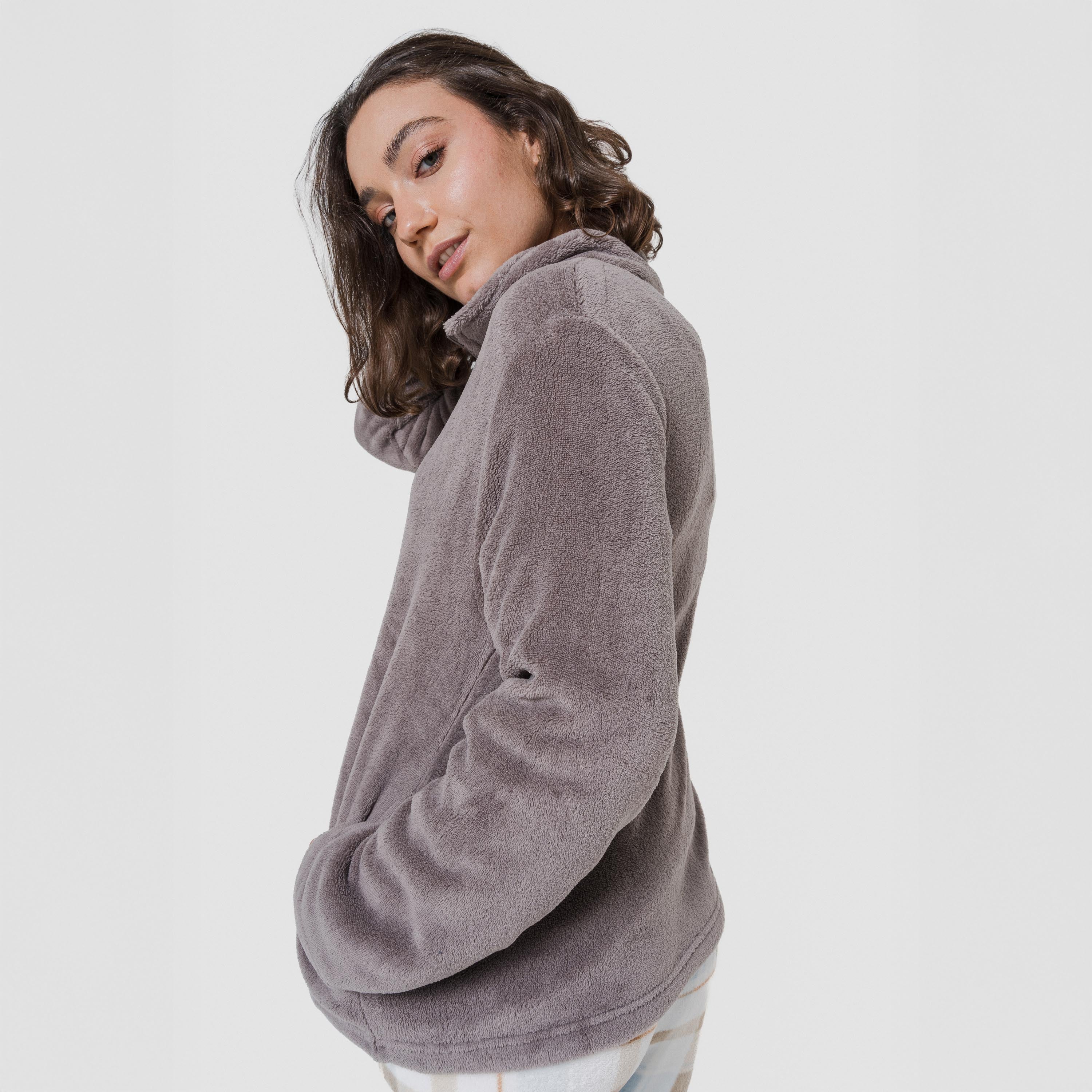 Sudadera Coral Mujer Marrón