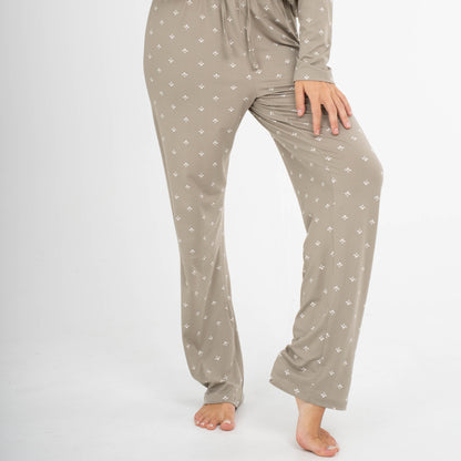 Pijama longo feminino Soft Embera Dry verde